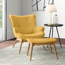 Wayfair on sale yellow armchair